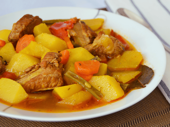 Guiso de cuello de cordero