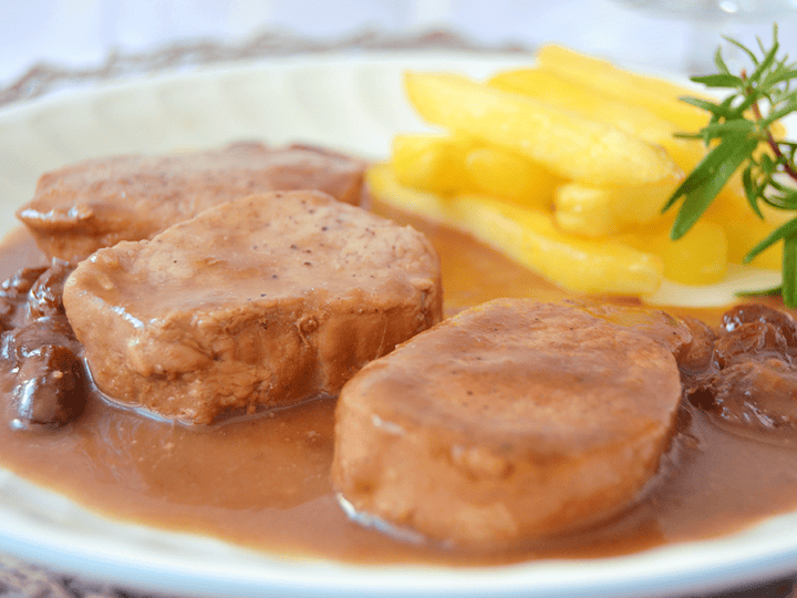 Solomillo de cerdo al Pedro Ximénez