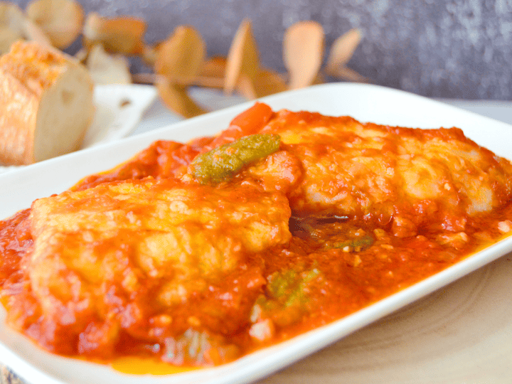 Bacalao con tomate