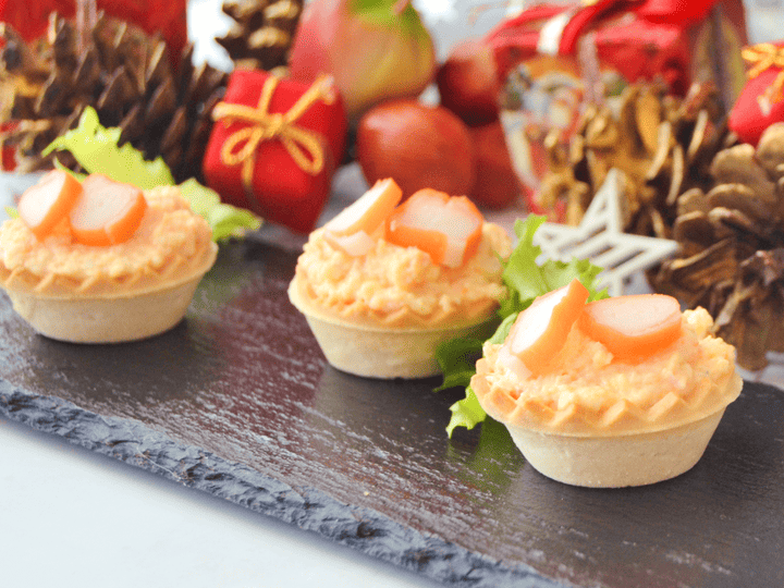 Mini tartaletas de surimi