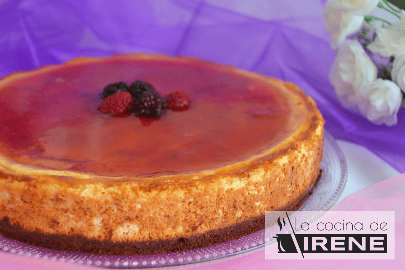 Tarta de queso y yogur griego
