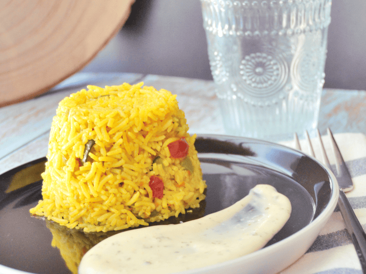 Arroz con verduras al curry