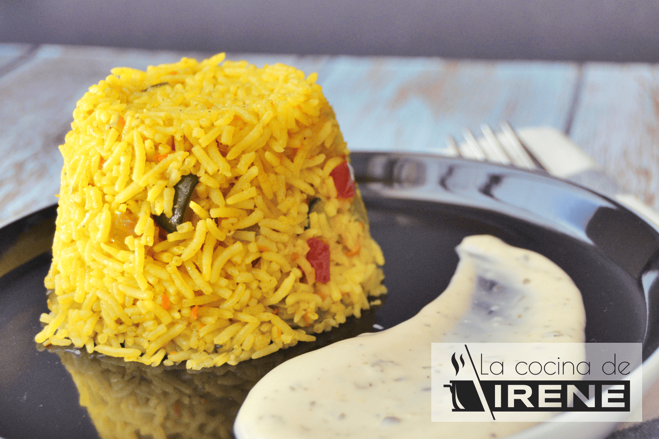 Arroz con verduras al curry