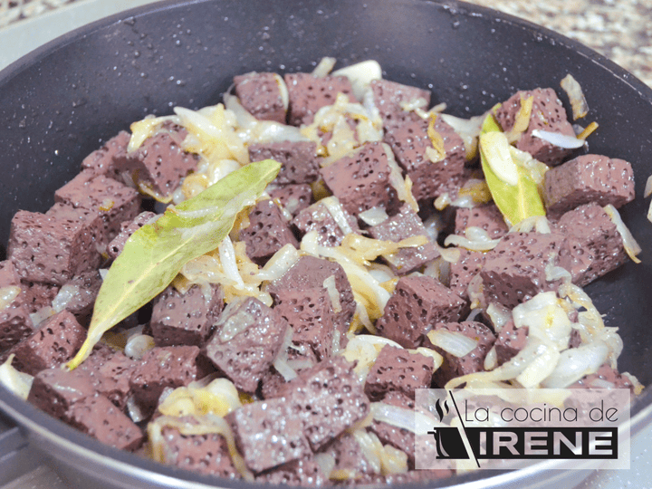 Paso de la receta