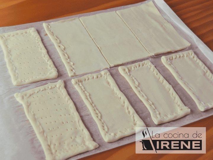Paso de la receta